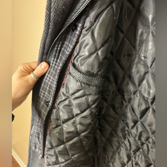 Mens Match & Stick Pea Coat XL - Picture 3 of 5